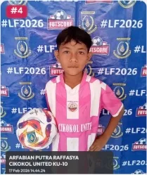 Foto Arfabian Putra Raffasya, pemain U-10 Cikokol United
