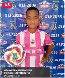 Foto Gema Uzzam Bahlawan, pemain U-10 Cikokol United