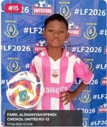 Foto Farel Aldiansyah Efendi, pemain U-12 Cikokol United